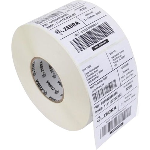 Zebra Tag Paper 4 x 6in Thermal Transfer Zebra Z-Select 4000T 7.0 mil Tag 3 in c
