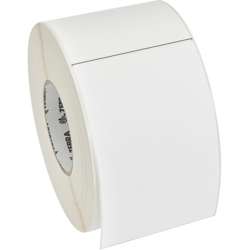 Zebra Label Paper 4 x 6.5in Direct Thermal Zebra Z-Perform 2000D 3 in core - 4\"