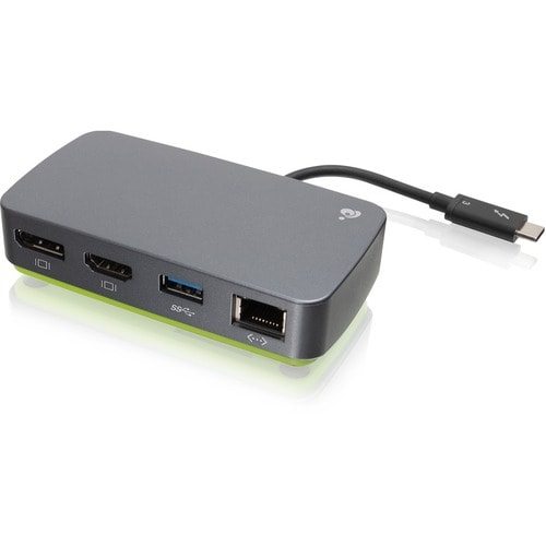Base de viaje Thunderbolt 3 de IOGEAR con vídeo 4K para portátiles y tabletas, USB tipo C