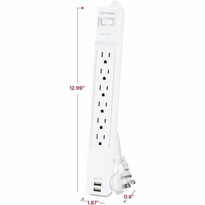 Cyber Power CyberPower CSP606U42A Professional 6 - Outlet Surge Protec