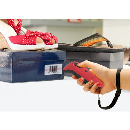 Socket Mobile SocketScan® S700, lecteur de codes-barres linéaire, station de charge rouge et noire