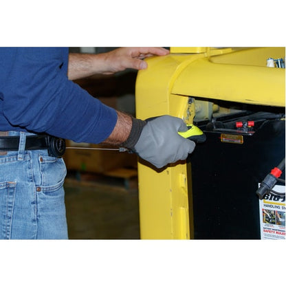 Lecteur de codes-barres laser Socket Mobile DuraScan® D730, gris et station de charge - Fil