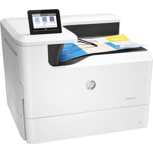 HP 755dn Desktop Page Wide Array Printer - Color - 55 ppm Mo