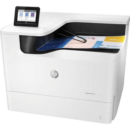 HP 755dn Desktop Page Wide Array Printer - Color - 55 ppm Mo