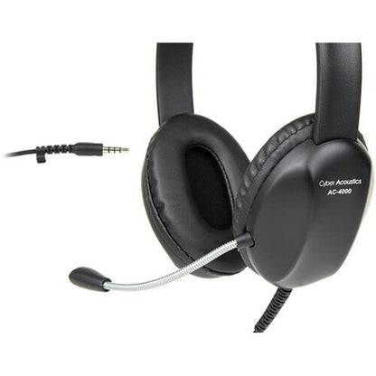 Cyber Acoustics AC-4000 Headset - Stereo