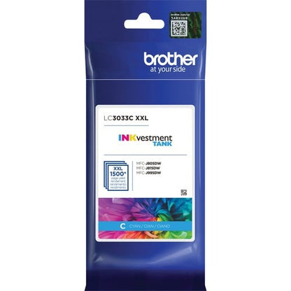 Cartouche d'encre jet d'encre d'origine Brother INKvestment LC3033CS -