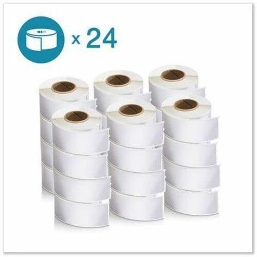 Étiquette d'adresse Dymo LabelWriter - 1 1/8" (28,58 mm) de hauteur x