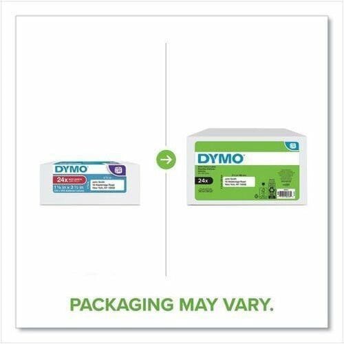 Étiquette d'adresse Dymo LabelWriter - 1 1/8" (28,58 mm) de hauteur x
