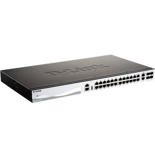 Switch L3 de 30 puertos GBE POE+ Lite con 2 puertos 10GBASE-T y 4 puertos SFP+ de 370 W