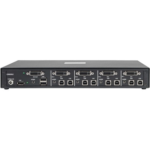 4PT DVI-I KVM W CAC READER