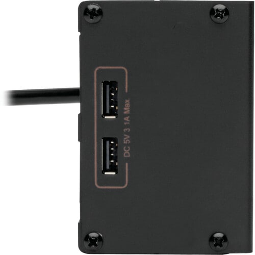Regleta de enchufes con protector de sobretensiones Isobar de Tripp Lite, 4 tomas, 2 puertos de carga USB