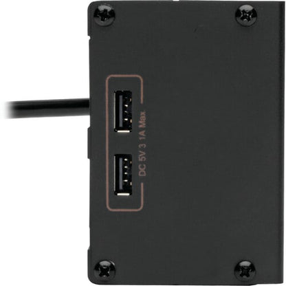 Regleta de enchufes con protector de sobretensiones Isobar de Tripp Lite, 4 tomas, 2 puertos de carga USB