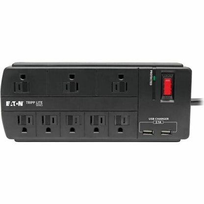 Tripp Lite Surge Protector Power Strip 8-Outlet 2 USB Charging Ports 8