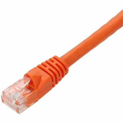 Câble Ethernet Cat. 5E en PVC orange AddOn de 6 m avec gaine à bulles anti-accroc RJ