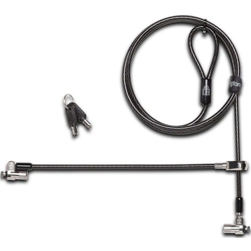 Kensington MicroSaver 2.0 Keyed Twin Laptop Lock - Master - 8 ft (2.44 m) Cable