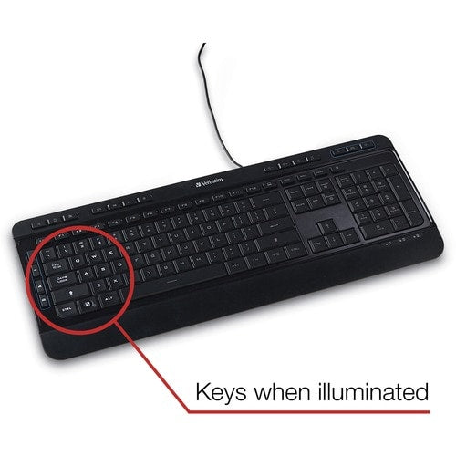 TECLADO ILUMINADO CON CABLE MULTI 6