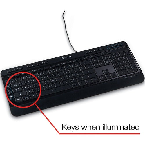 TECLADO ILUMINADO CON CABLE MULTI 6