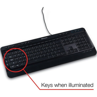 TECLADO ILUMINADO CON CABLE MULTI 6