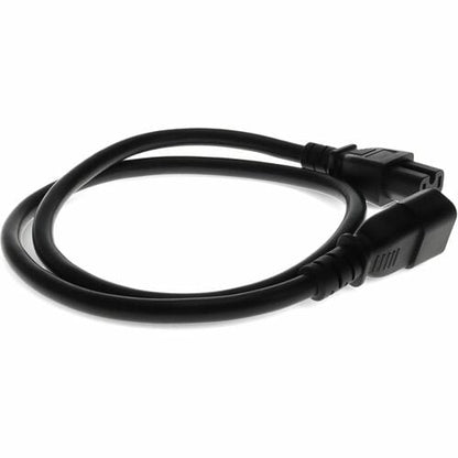 AddOn Power Extension Cord - For Computer - 14 Gauge - 230 V AC / 15 A - Black - 10 ft (3.