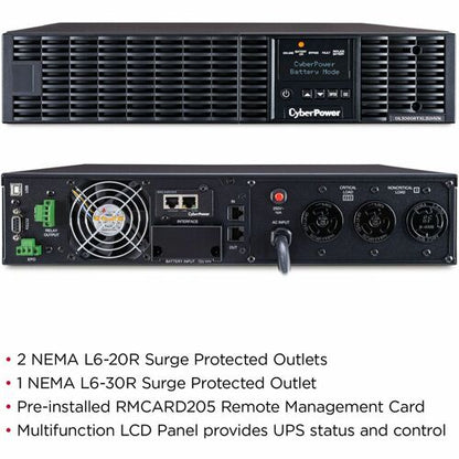 Cyber Power CyberPower UPS Systems OL3000RTXL2UHVN Smart App Online -
