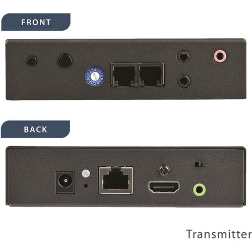 Kit extensor HDMI sobre IP de StarTech.com compatible con videowall (1080p)