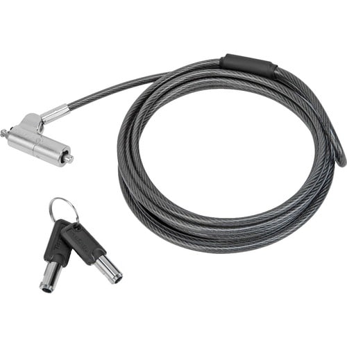 Candado de cable trapezoidal con llave maestra Targus DEFCON (paquete de 25) - Cable de 1,83 m (6 pies)