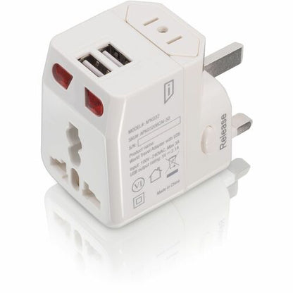 Adaptateur de voyage iStore World avec double chargement USB