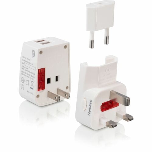 Adaptateur de voyage iStore World avec double chargement USB