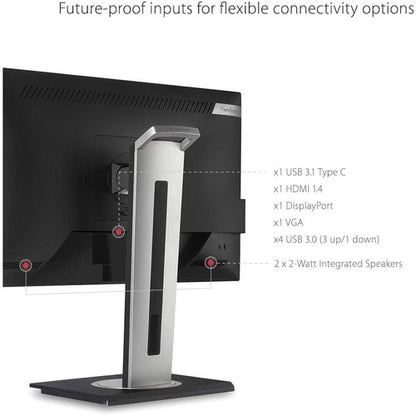 Moniteur LED Full HD ViewSonic Graphic VG2755 27 pouces - 16:9 - Noir