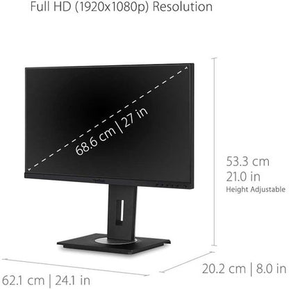 Moniteur LED Full HD ViewSonic Graphic VG2755 27 pouces - 16:9 - Noir