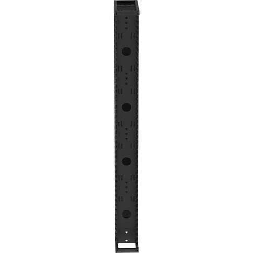 Organizador de cables de doble cara Panduit - Organizador de cables vertical - Negro - Altura de rack 45U - Acero, A