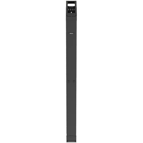 Organizador de cables de doble cara Panduit - Organizador de cables vertical - Negro - Altura de rack 45U - Acero, A