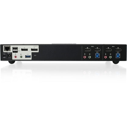 KVMP 2 PORTS 4K DOUBLE VUE DISPLAYPORT AVEC HUB USB 3.0 AUDIO TAA