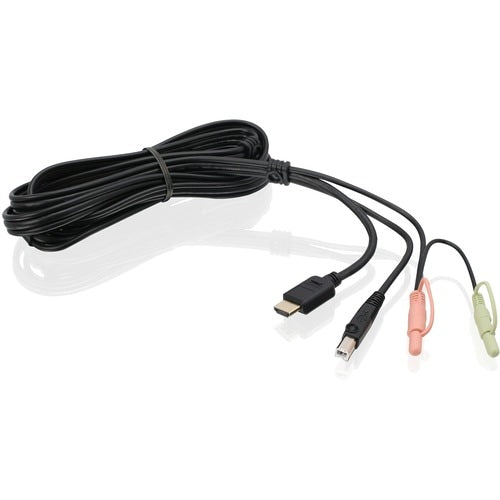 Cable KVM HDMI de 1,8 m de IOGEAR con USB y audio (compatible con TAA)