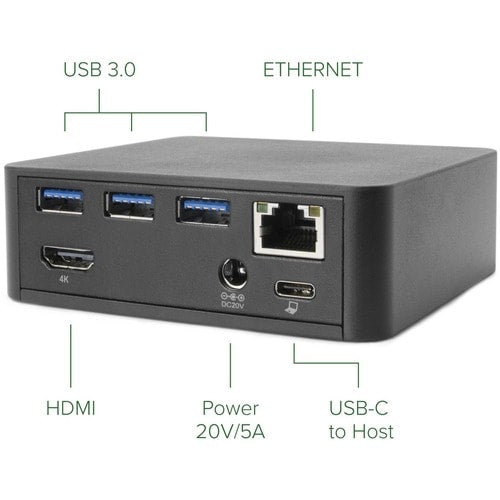 Station d'accueil USB C Plugable avec charge 85 W compatible avec