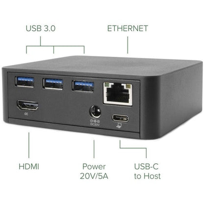 Station d'accueil USB C Plugable avec charge 85 W compatible avec