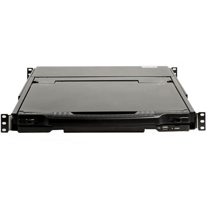 CONSOLA KVM DE 17 PULGADAS PARA MONTAJE EN RACK HD, DOBLE RIEL, 1080P, KVM, DVI, VGA
