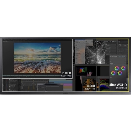 Samsung S34J552WQN 34\" Class UW-QHD LCD Monitor - 21:9