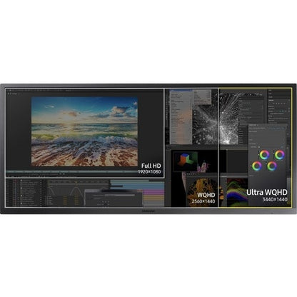 Samsung S34J552WQN 34\" Class UW-QHD LCD Monitor - 21:9
