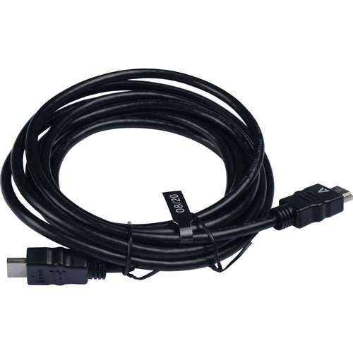 Câble vidéo noir V7 HDMI mâle vers HDMI mâle 3 m
