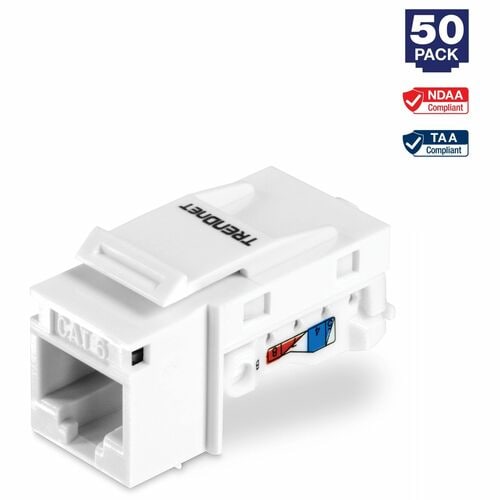 TRENDnet Lot de 50 prises Keystone Cat6, TC