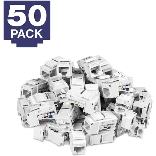 TRENDnet Lot de 50 prises Keystone Cat6, TC