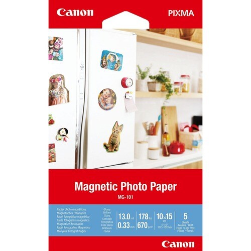 Papier photo Canon MG-101 - A6 - 4" (101,60 mm) x 6" (152,40
