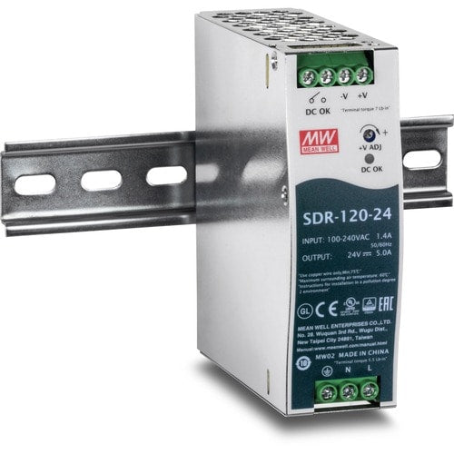 TRENDnet 120 W, 24 V, 5 A CA vers CC DIN