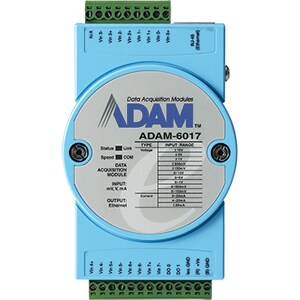 B+B SmartWorx 8-ch Isolated Analog Input Modbus TCP Module with 2-ch DO