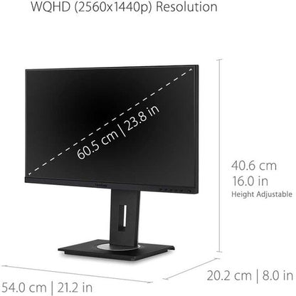 Moniteur LED WQHD ViewSonic Graphic VG2455-2K 24 pouces - 16:9