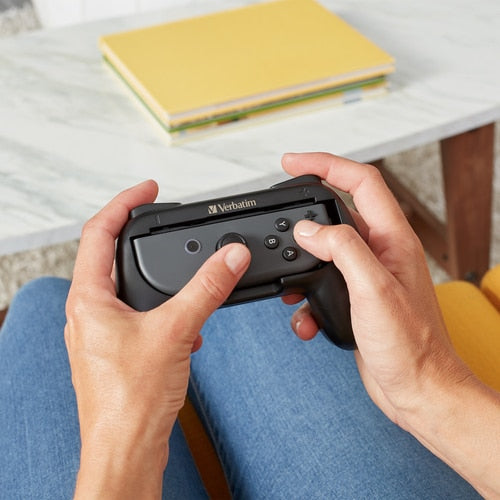 Empuñaduras de control Verbatim para usar con Nintendo Switch Joy