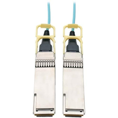 Tripp Lite by Eaton QSFP28 to QSFP28 Active Optical Cable - 100GbE, AOC, M/M, Aq