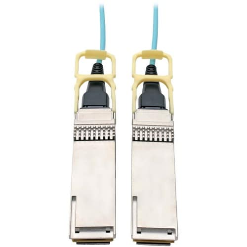 Tripp Lite by Eaton QSFP28 to QSFP28 Active Optical Cable - 100GbE, AOC, M/M, Aq