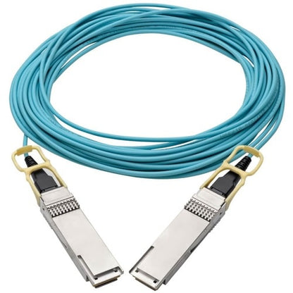 Tripp Lite by Eaton QSFP28 to QSFP28 Active Optical Cable - 100GbE, AOC, M/M, Aq
